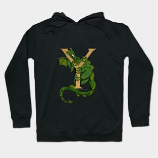 Green Dragon Letter Y 2023 Hoodie